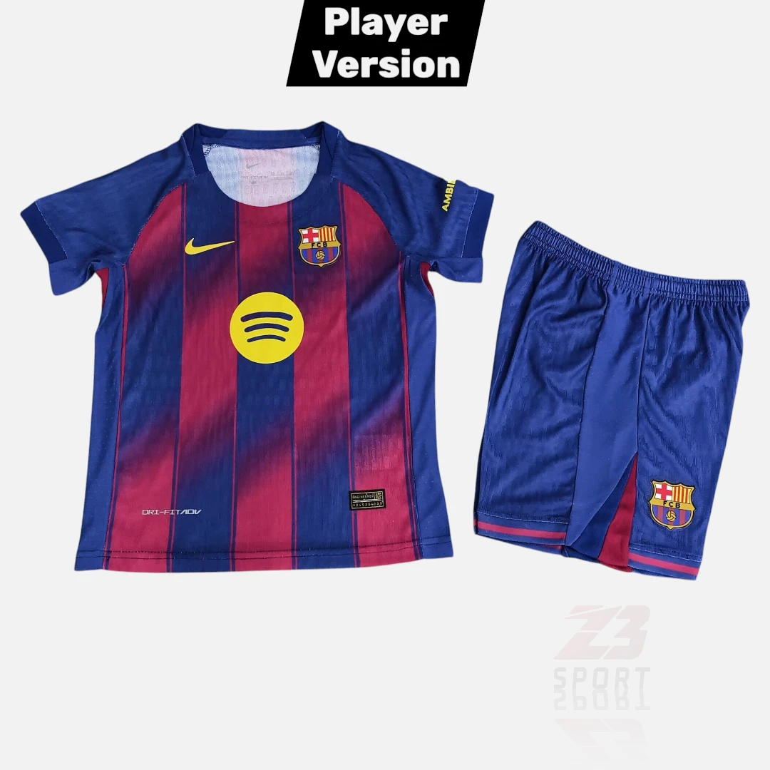 Barcelona 25/26 Home kids (Player Version)
