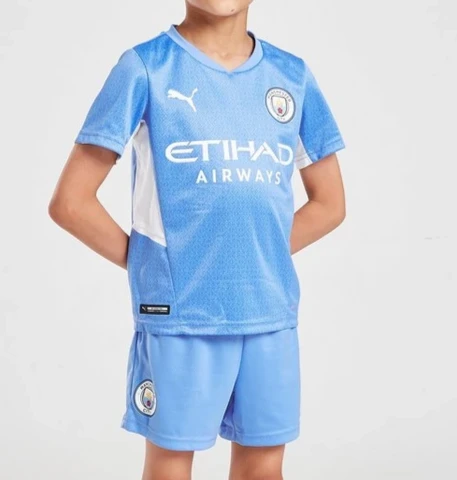 Man City 21/22 Home Kids
